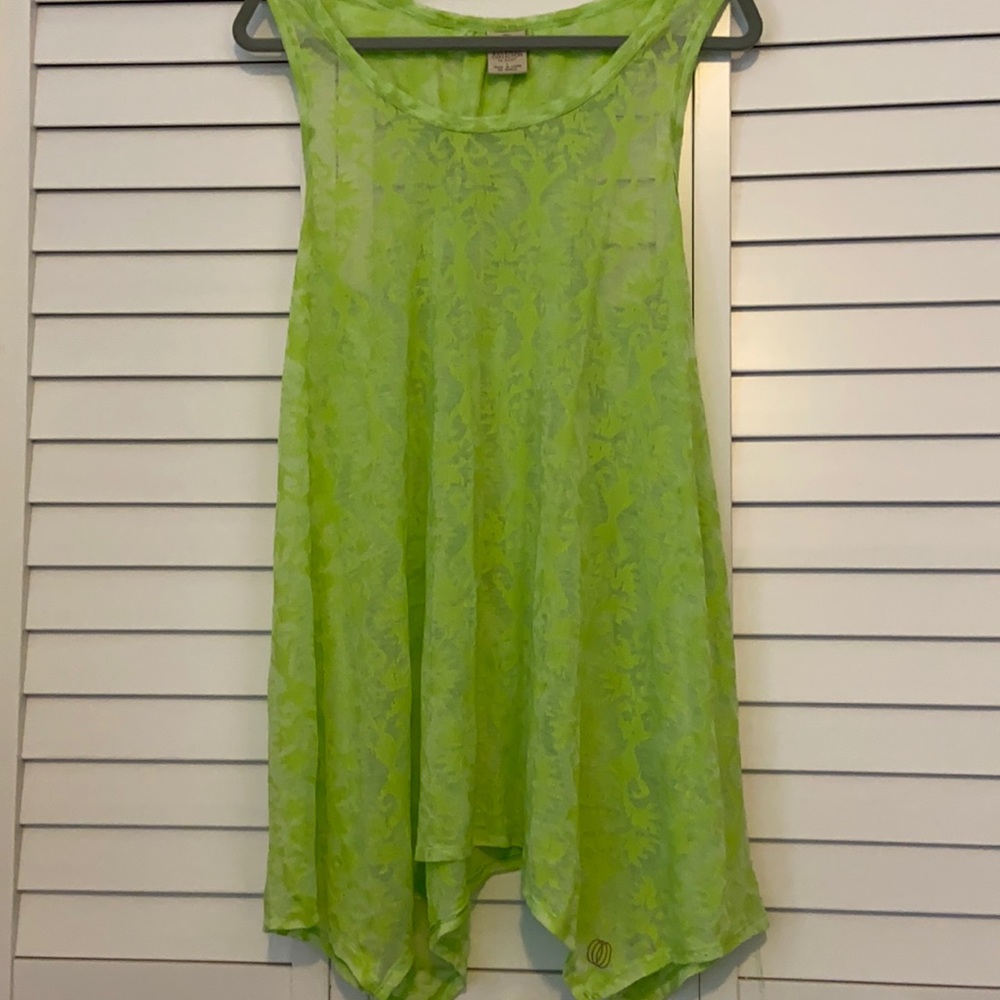 Women’s Balance Collection Swim Coverup Lime Green Large